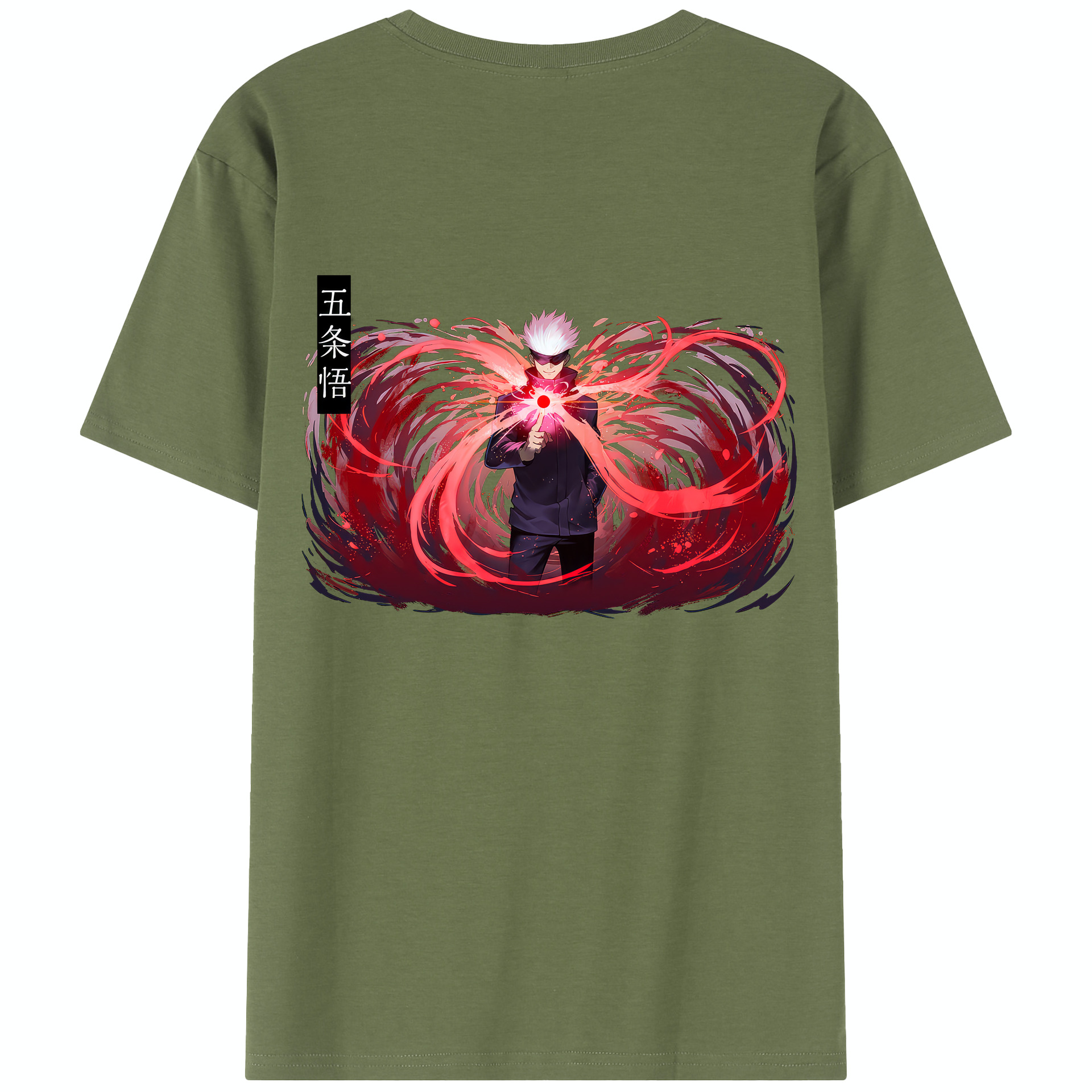 （画像用） 呪術廻戦 Jujutsu Kaisen 綿100％半袖Tシャツ（背面プリント）